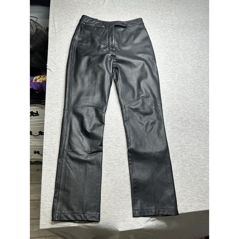 Wilson's Maxima Women's‎ Black Leather Riding Pants 6